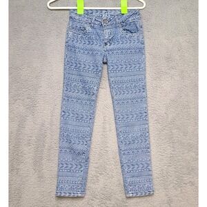 Arizona Jean Co Girls Skinny Jeans Size 10 Regular Blue Stretch Denim
